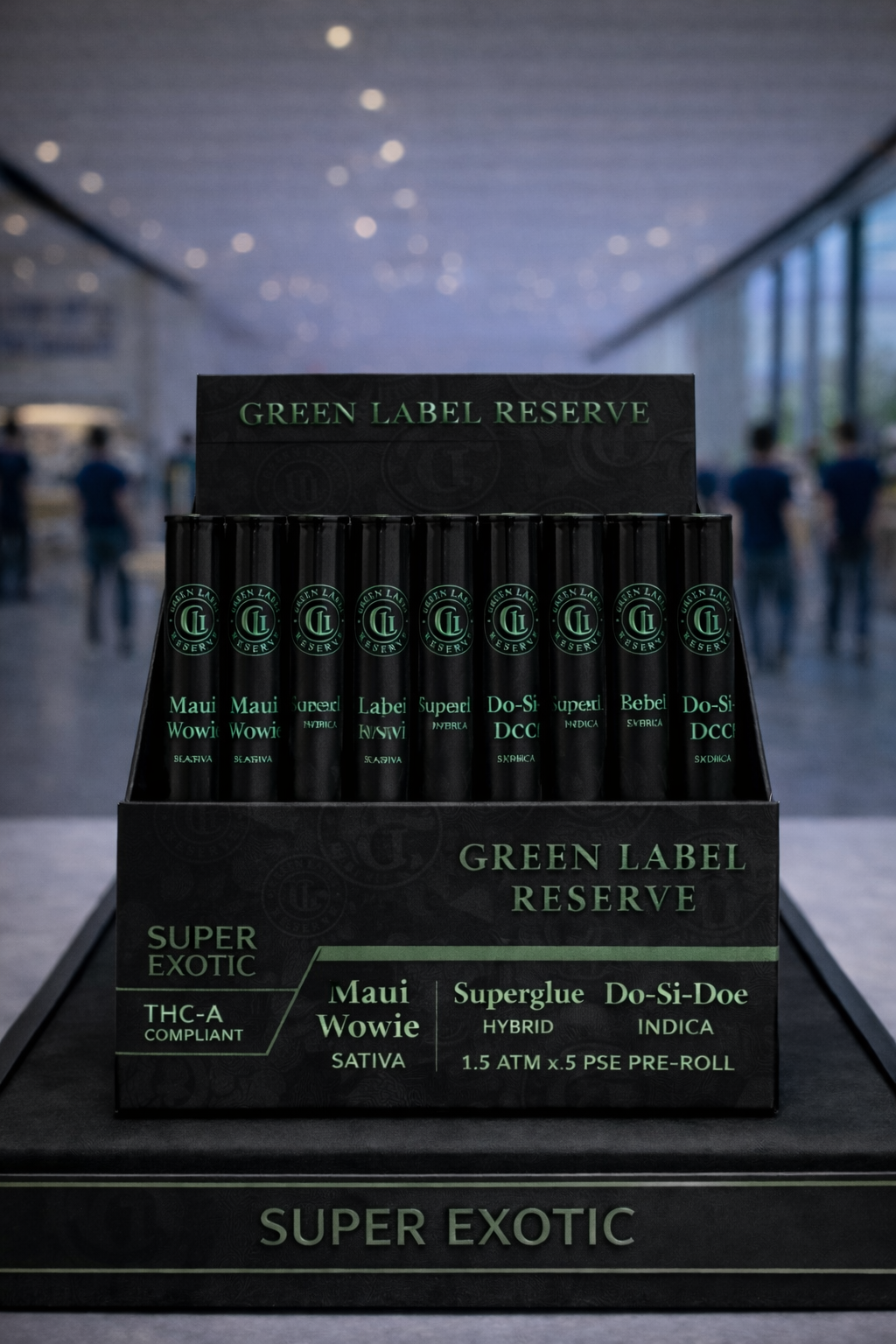 Green Label Reserve | 20-Pack Pre-Roll Case (1.5g Each)